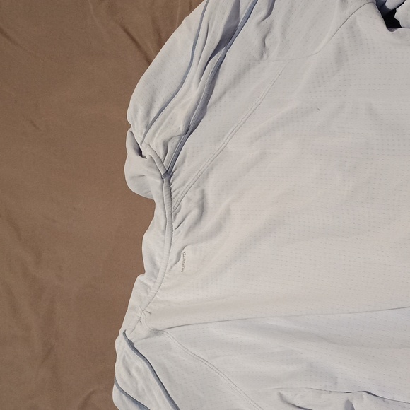 Blue 1/4 Zipper Long Sleeve Sport Top - Picture 10 of 10